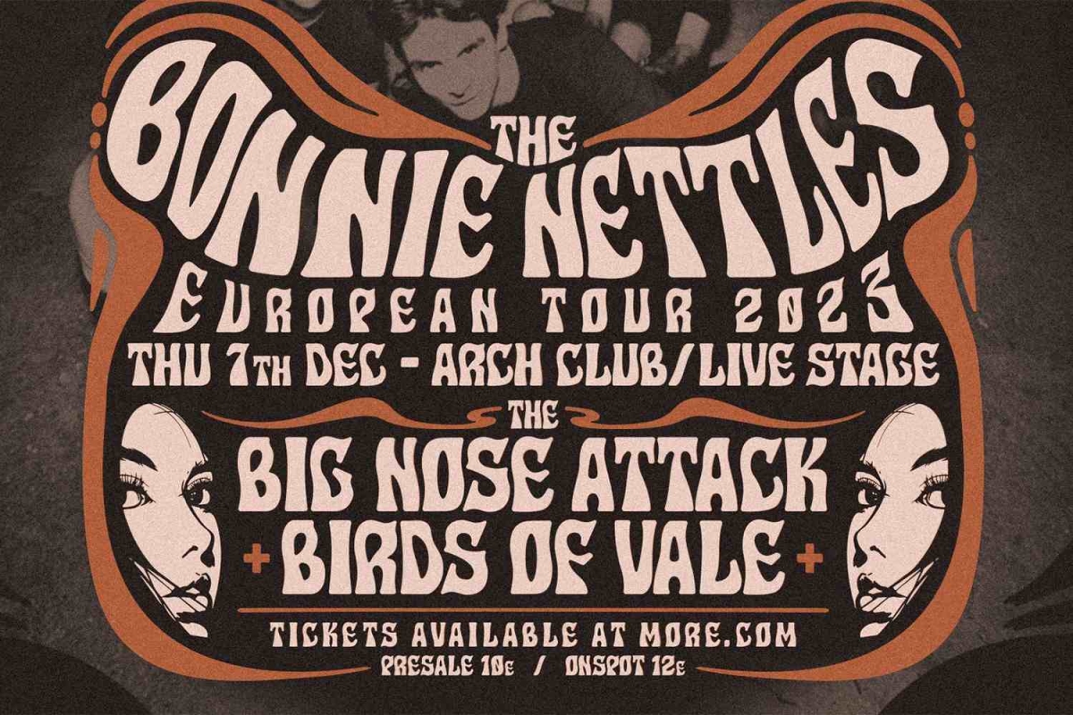 Οι The Bonnie Nettles στο ARCH live stage τη Πέμπτη 7 Δεκεμβρίου! Μαζί τους οι The Big Nose Attack και οι Birds of Vale