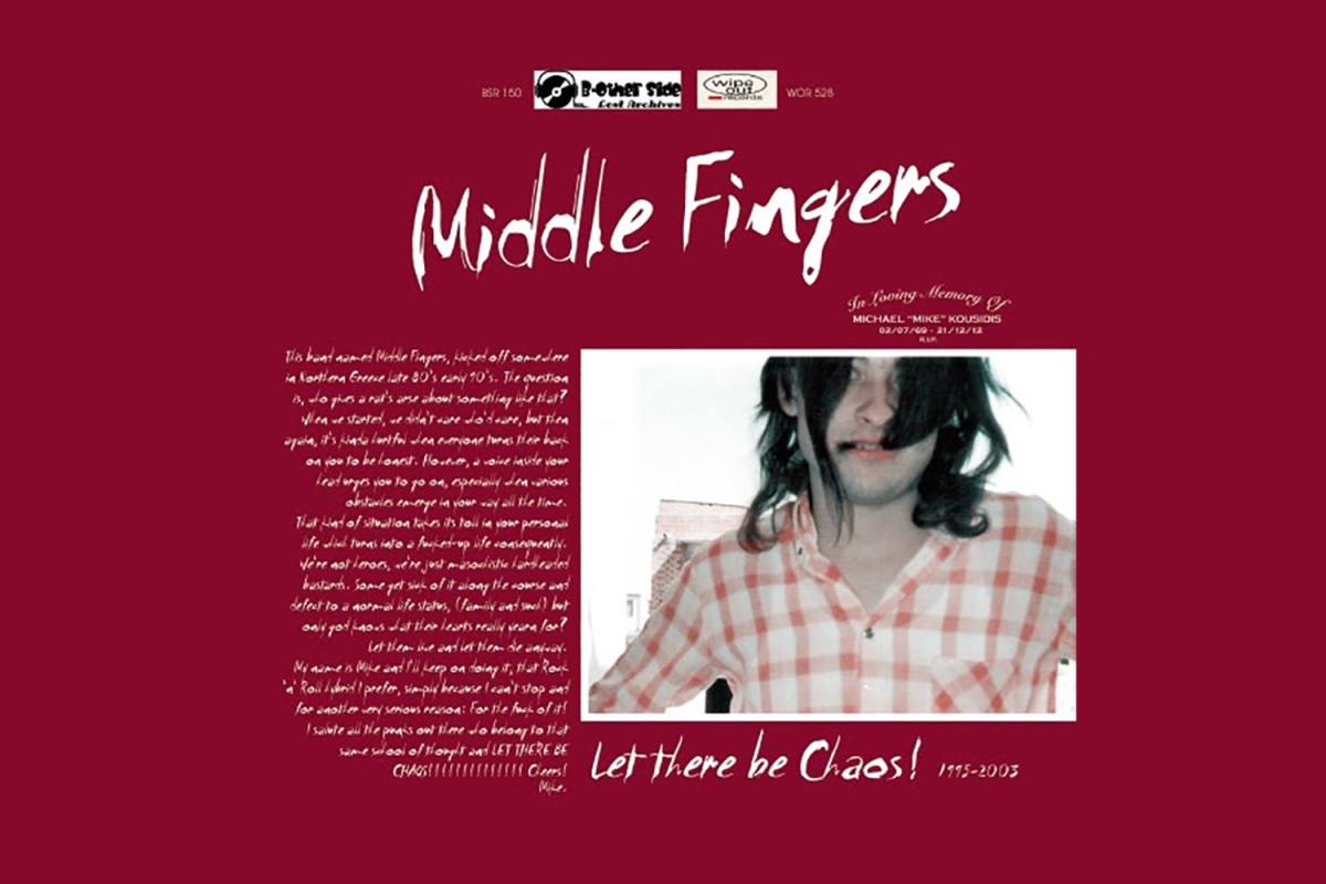Το &quot; Let There Be Chaos! 1995​-​2003&quot; των Middle Fingers κυκλοφορεί από την B-otherSide Records