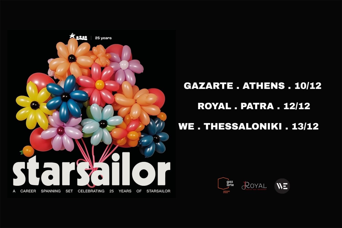 Οι Starsailor και οι επιτυχίες τους, επιστρέφουν στην Ελλάδα τον Δεκέμβρη!