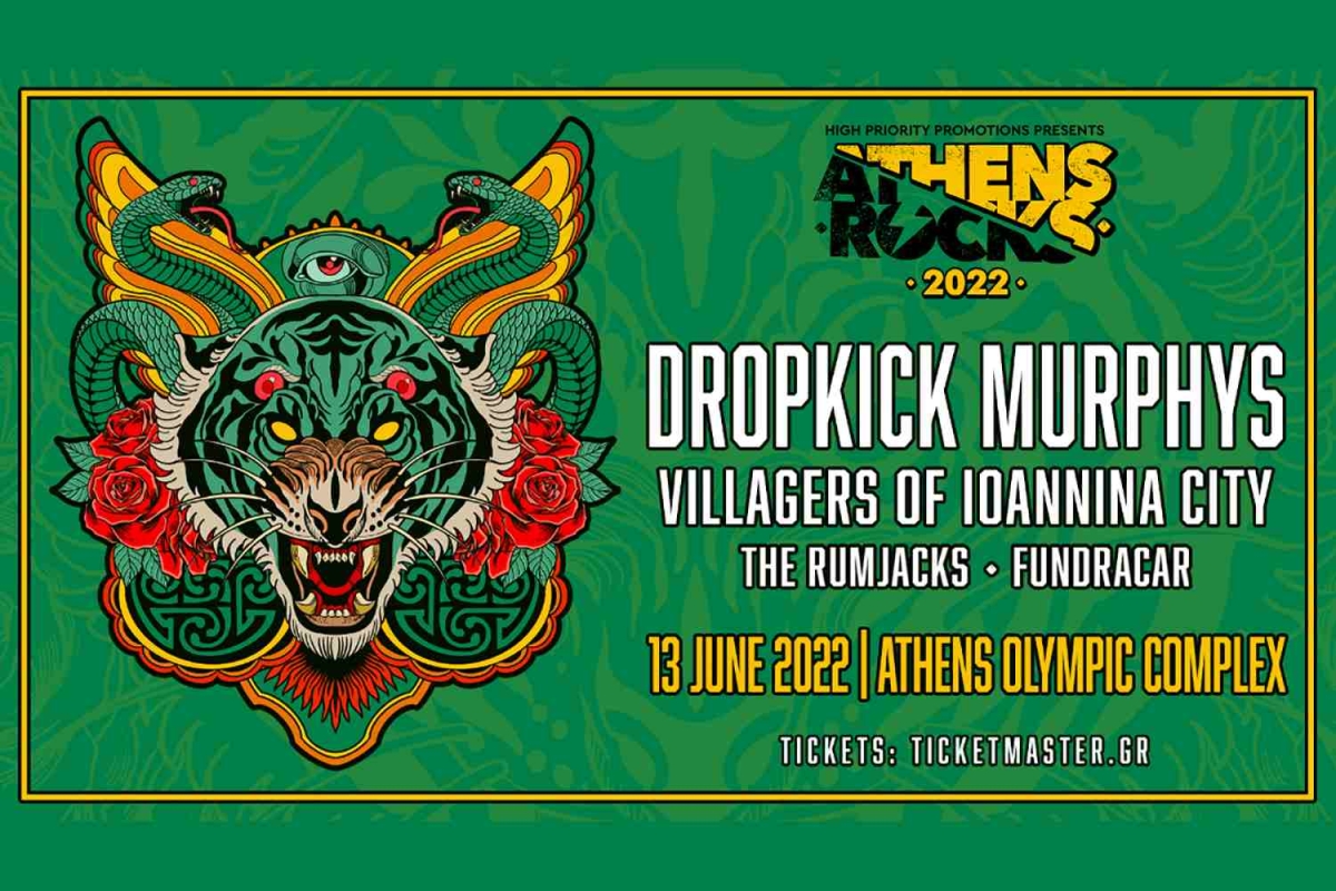 AthensRocks 2022 | 13.06.22 | Athens Olympic Complex | Dropkick Murphys, Villagers of Ioannina City, The Rumjacks &amp; Fundracar