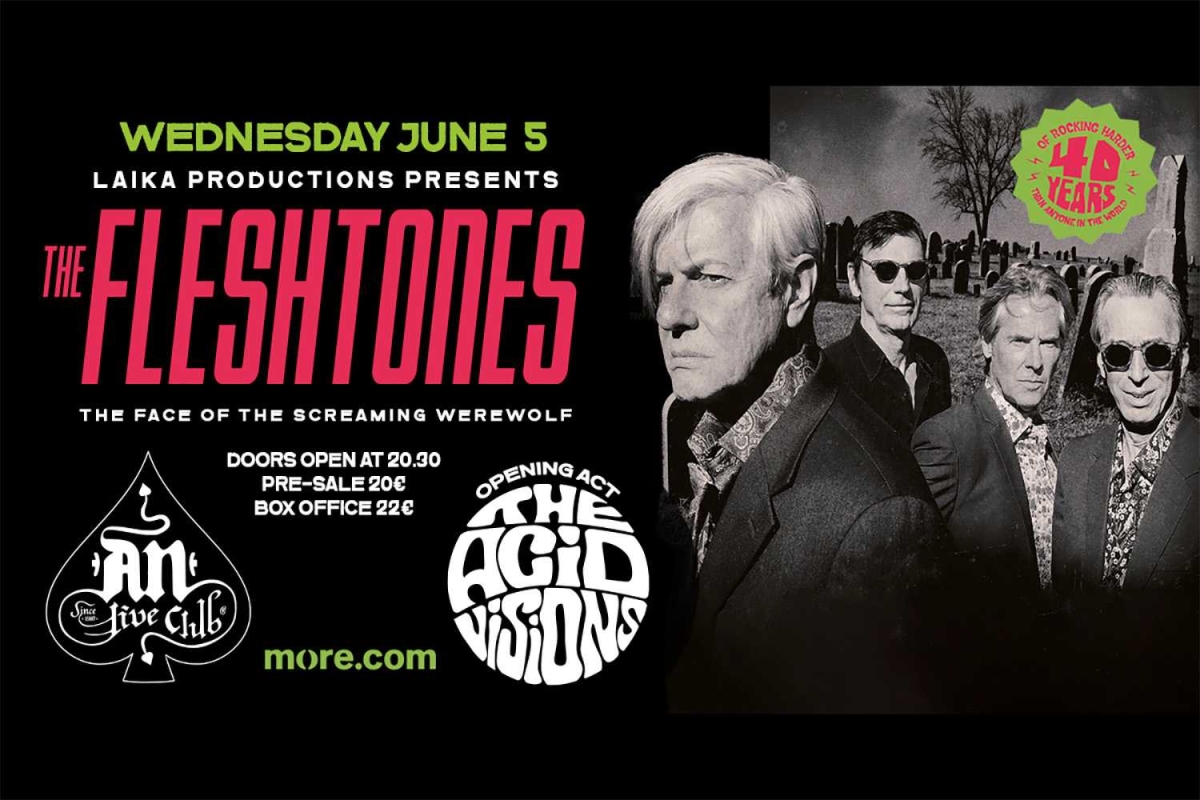 The Fleshtones @ AN Club | Opening act: The Acid Visions // 5/6/2024