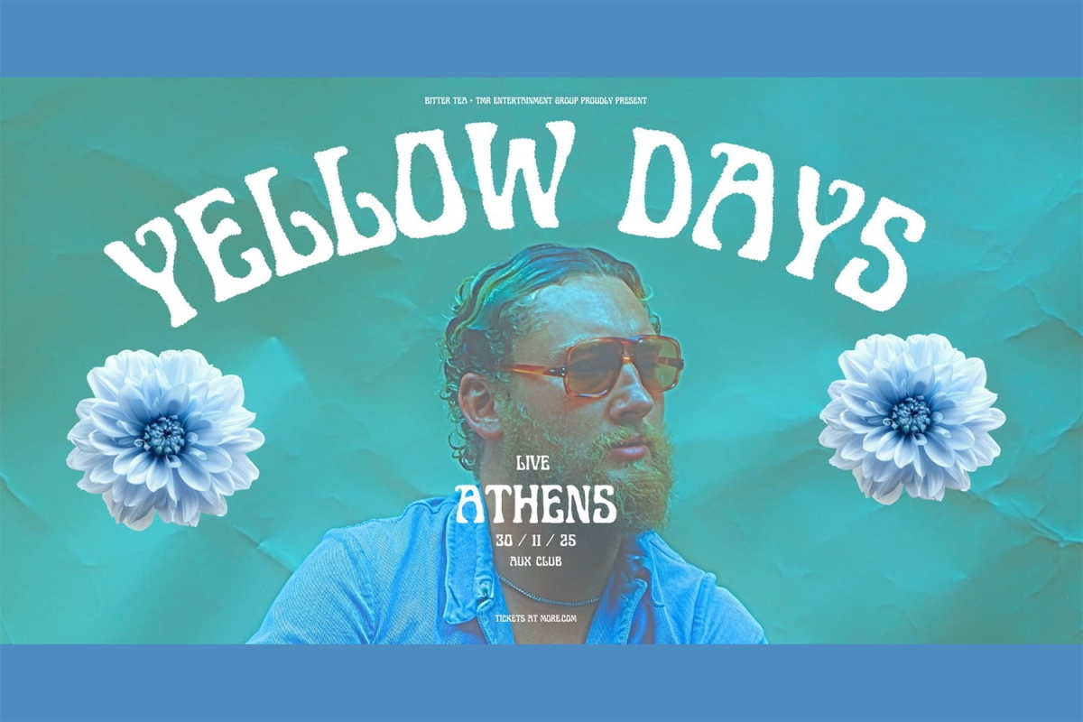 O Yellow Days στο AUX Club // Opening act: Bhukhurah // Κυριακή 30 Νοεμβρίου 2025!