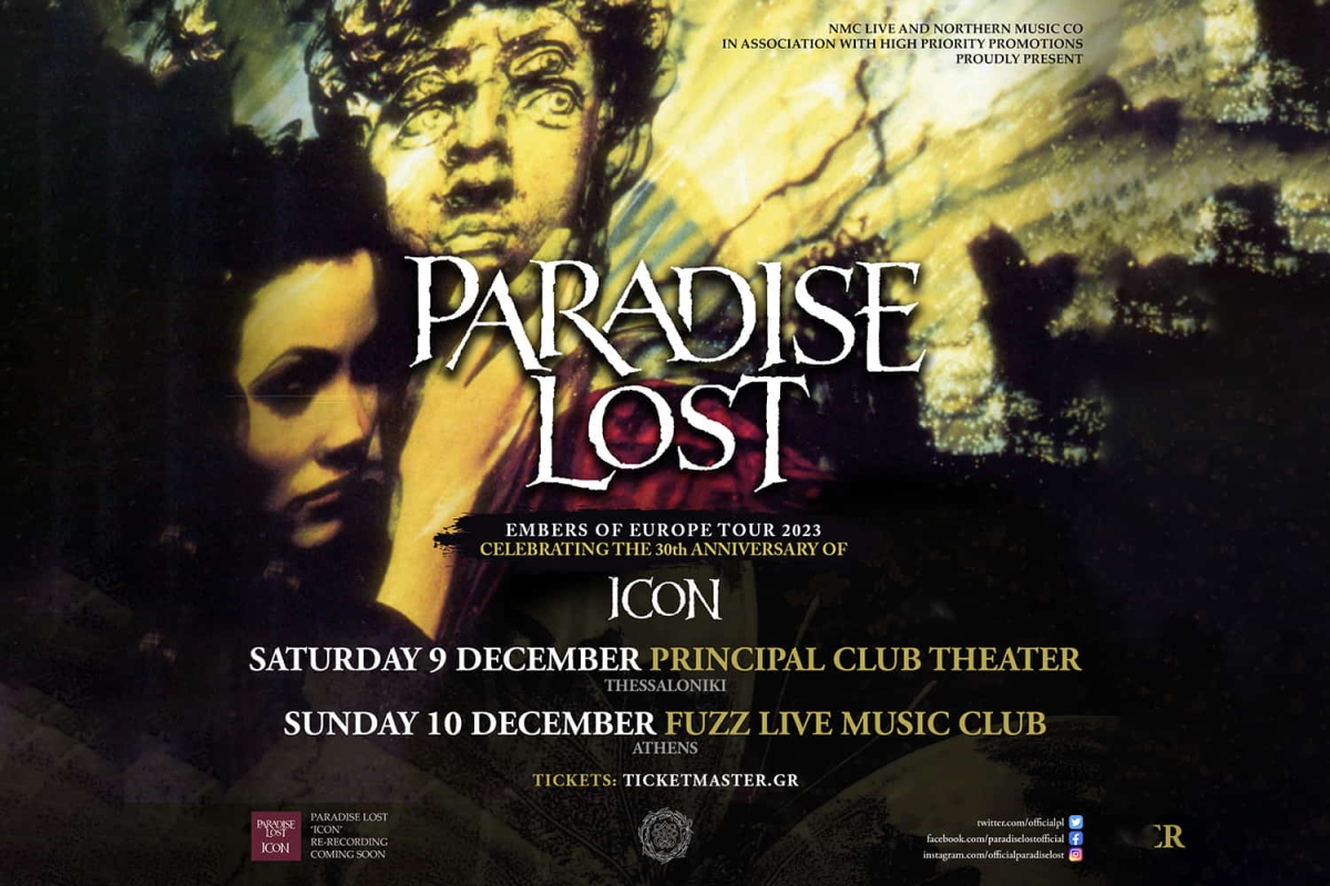 PARADISE LOST | Celebrating the 30th Anniversary of ICON: Live@Principal Club(9/12) &amp; Fuzz Club(10/12)