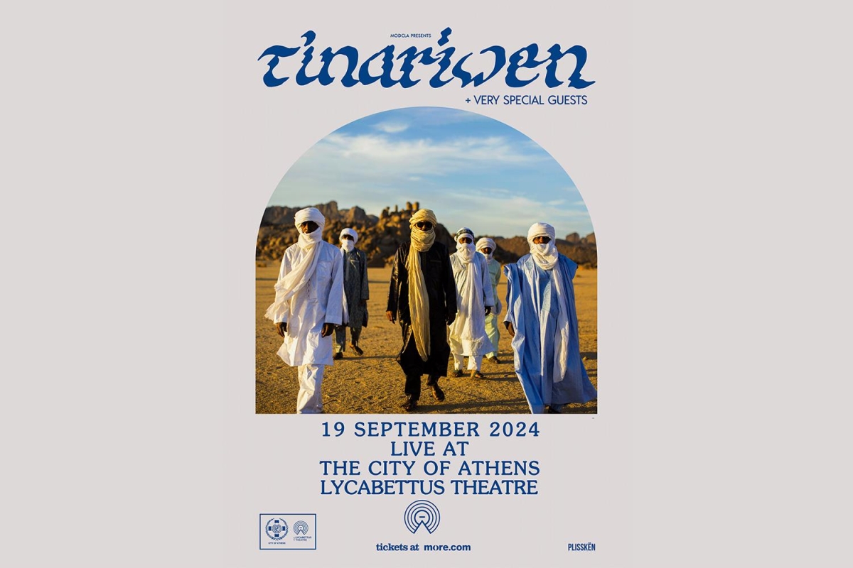 Οι Tinariwen ζωντανά την Πέμπτη 19 Σεπτεμβρίου 2024, στο Δημοτικό Θέατρο Λυκαβηττού!
