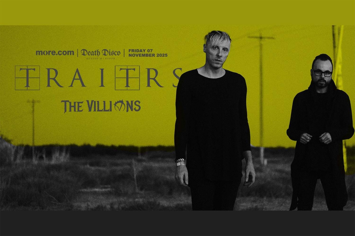 Οι Καναδοί post-punkers TRAITRS, μία από τις πιο καθηλωτικές μπάντες της σύγχρονης dark alternative σκηνής, επιστρέφουν στο Death Disco I Παρασκευή 7 Νοεμβρίου
