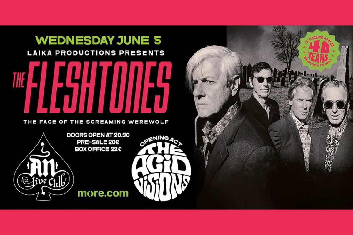 The Fleshtones @ AN Club | Opening act: The Acid Visions | 05.06.2024 at An club