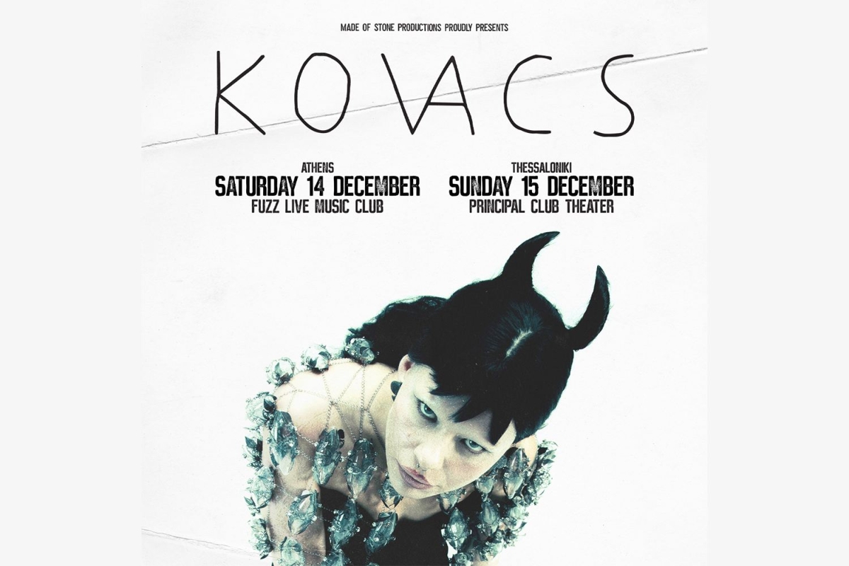 KOVACS Live in Greece | Έρχεται το Δεκέμβριο σε Αθήνα &amp; Θεσσαλονίκη