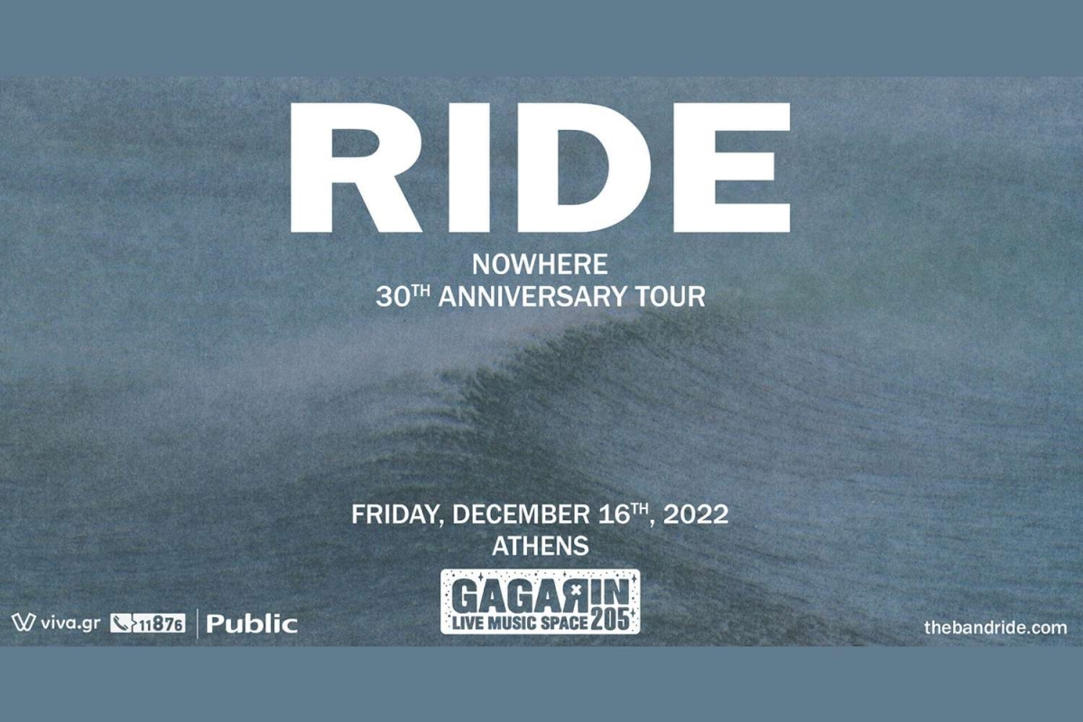 Nowhere 30th Anniversary Tour | Οι Ride ζωντανά στο Gagarin, ερμηνεύοντας το ιστορικό ντεμπούτο τους!