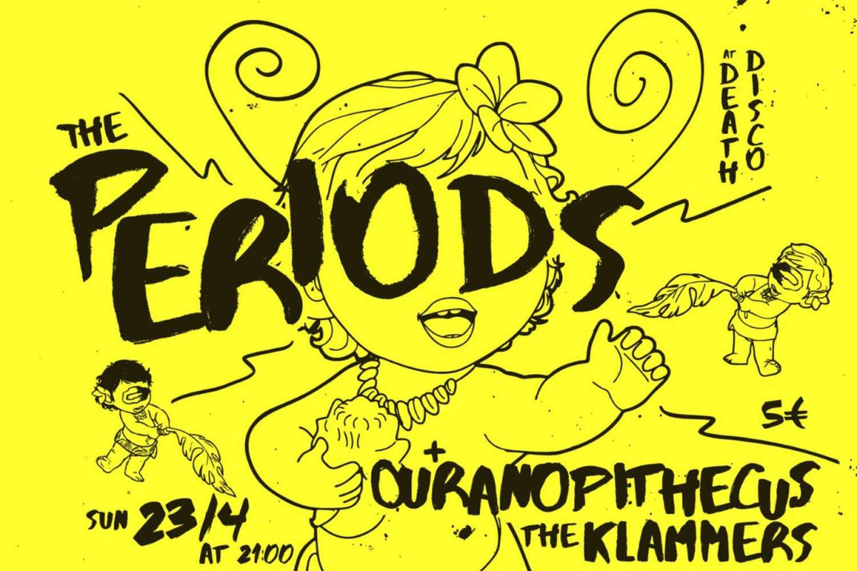 The Periods. &amp; Ouranopithecus live at Death Disco, Παρασκευή 3 Μαρτίου!