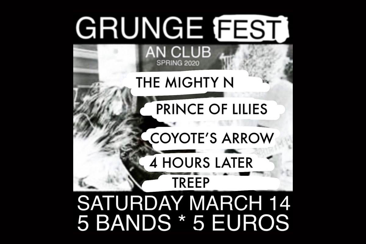 GRUNGE FEST Vol. 1 @ Αν Club // Σάββατο, 14/3/2020!