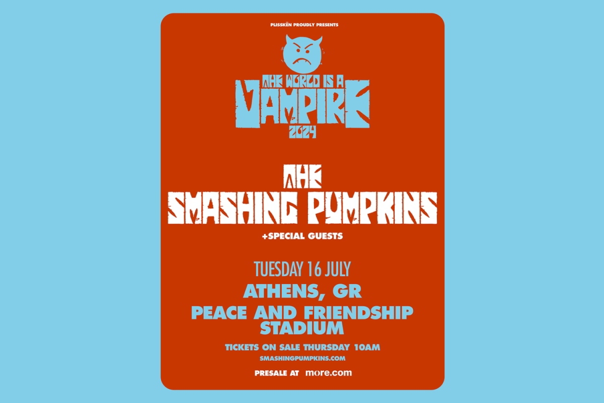 Οι Smashing Pumpkins στην Αθήνα, τον Ιούλιο!