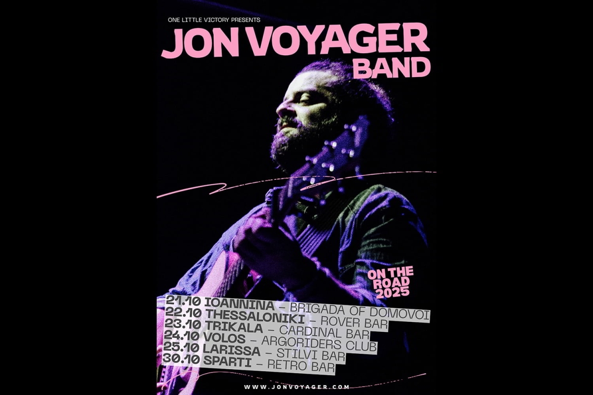 Jon Voyager band “On the Road” tour 21 - 30 Οκτωβρίου 2025
