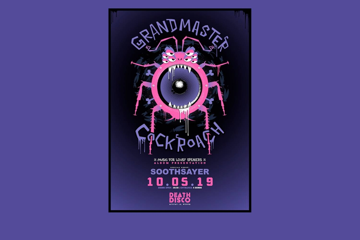 Οι Grandmaster Cockroach παρουσιάζουν το Music for Lousy Speakers στο Death Disco, Παρασκευή 10/5