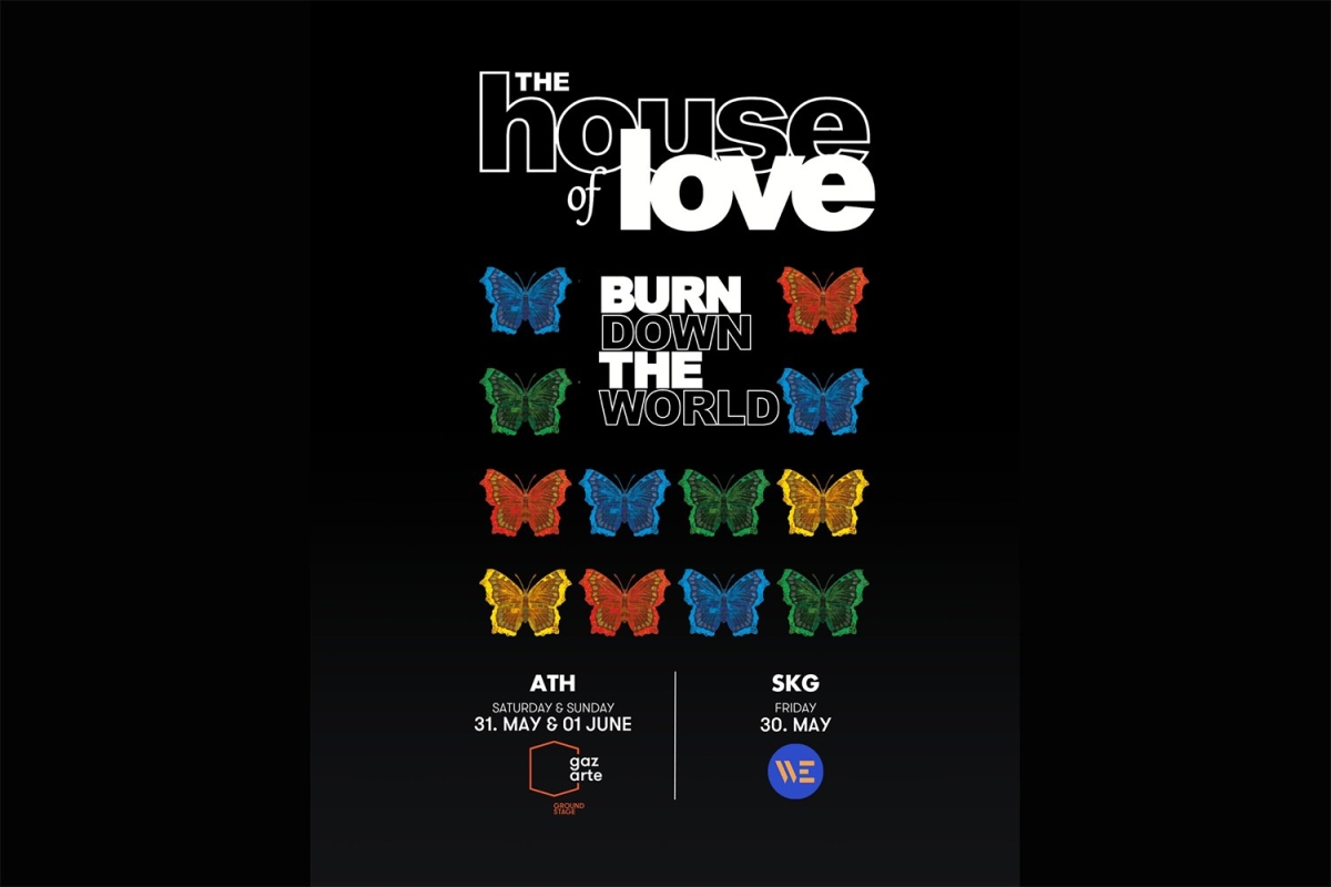 Οι The House of Love για 3 βραδιές στην Ελλάδα στα τέλη Μαΐου!