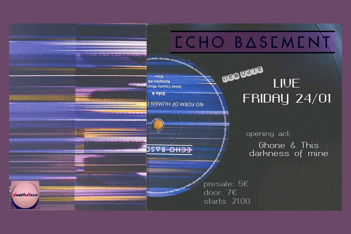 ΚΕΡΔΙΣΤΕ ΠΡΟΣΚΛΗΣΕΙΣ:Την Παρασκευή 24/1 οι Echo Basement ζωντανά στο Death Disco!