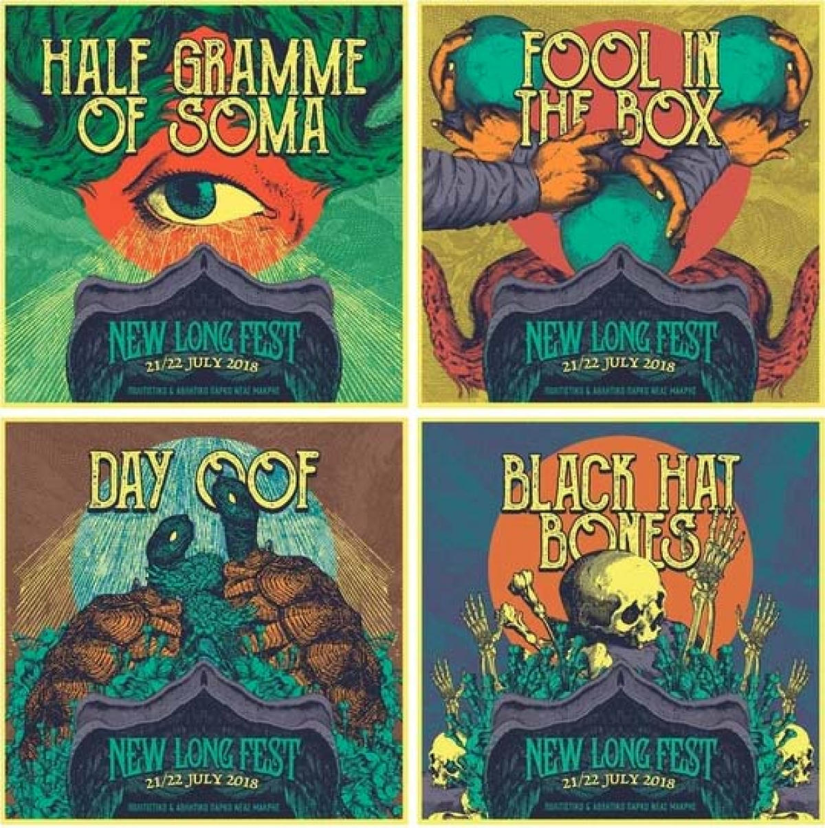 12 Ερωτήσεις πριν το New Long Fest - Half Gramme Of Soma, Black Hat Bones, Day Oof, Fool In The Box, (DAY 1, part 1)