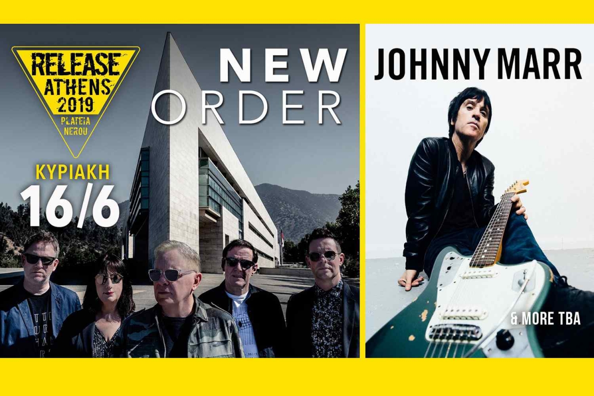 Release Athens 2019 / New Order + Johnny Marr + more tba - 16/6/19, Πλατεία Νερού