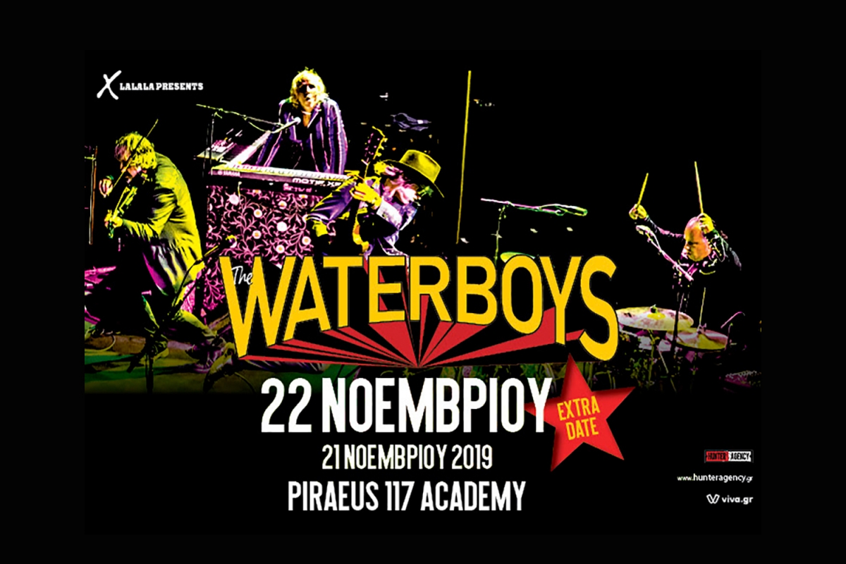 The Waterboys Live EXTRA DATE: Παρασκευή 22/11 // Η προπώληση ξεκίνησε Τρίτη 29 Οκτωβρίου