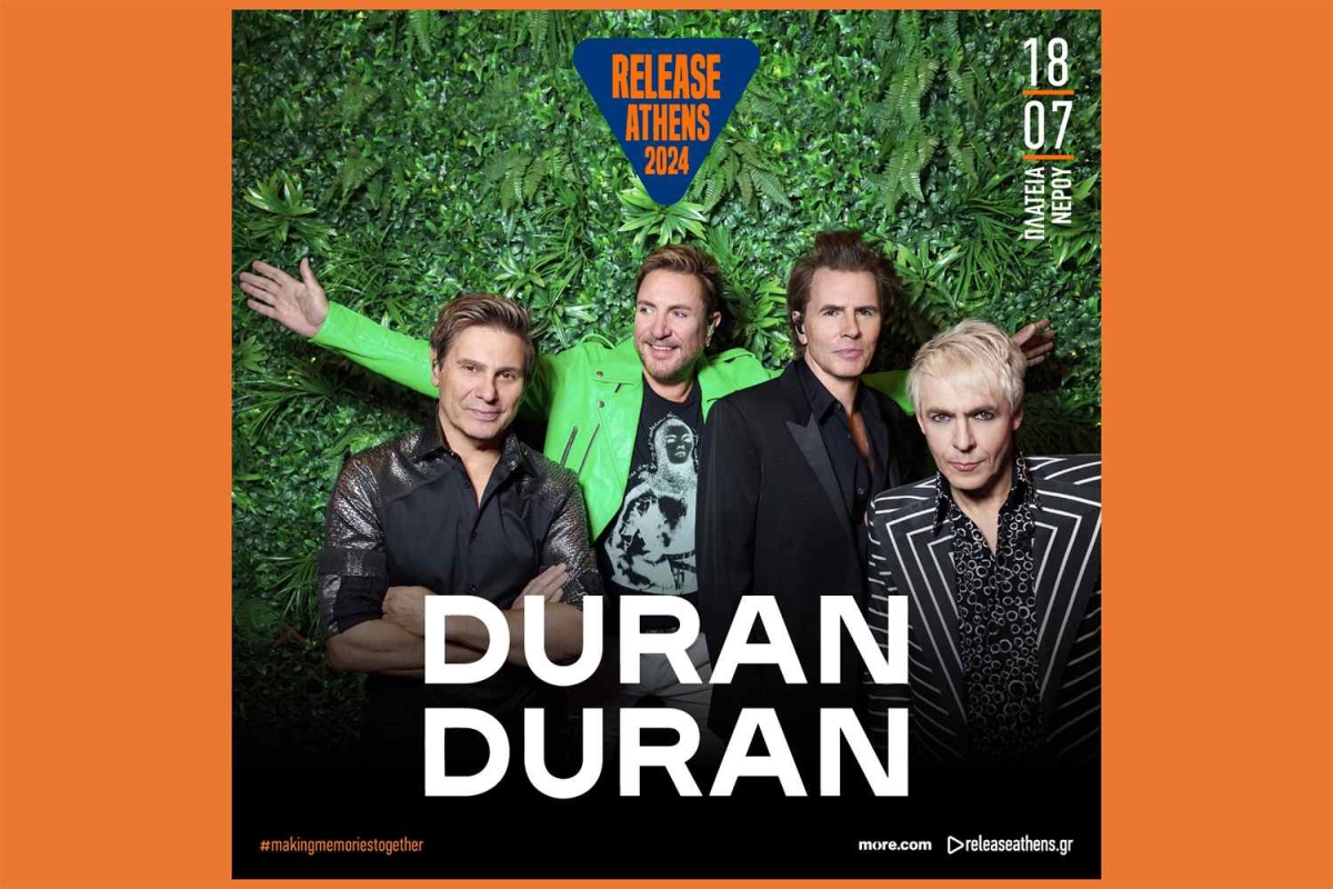 Release Athens 2024 - Duran Duran &amp; more tba - 18/07/24, Πλατεία Νερού