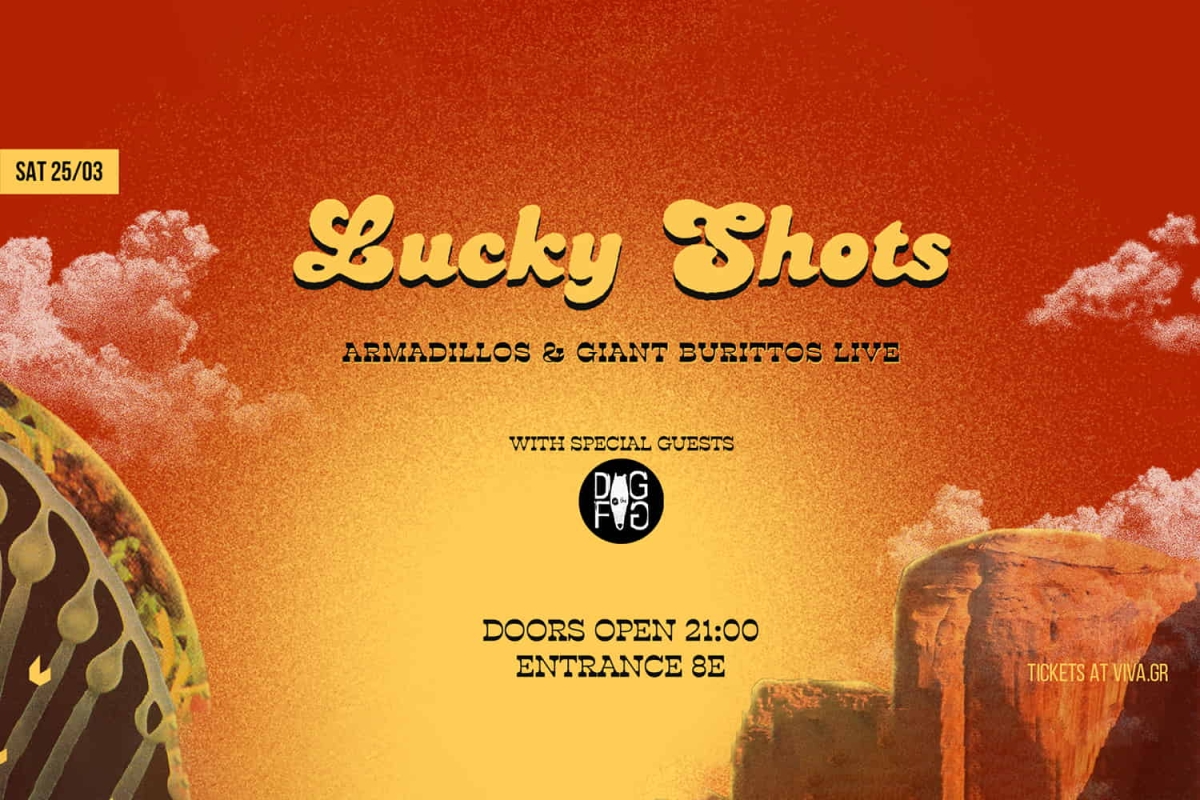 LUCKY SHOTS live | Παρουσίαση δίσκου @ six d.o.g.s. | Σάββατο 25 Μαρτίου, μαζί τους οι Dog in the Fog