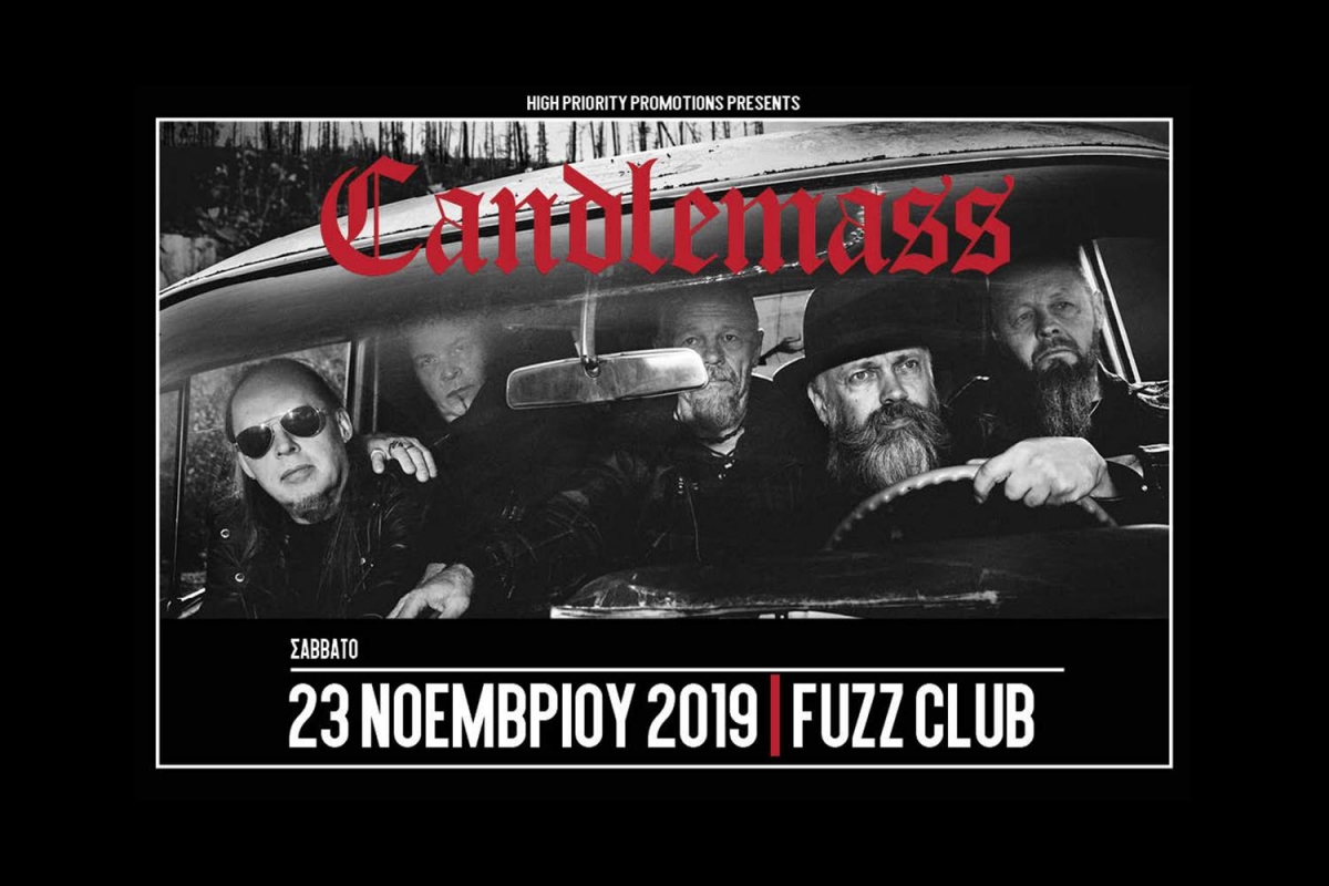 Candlemass: The Door to Doom -Σάββατο 23 Νοεμβρίου, Fuzz Club