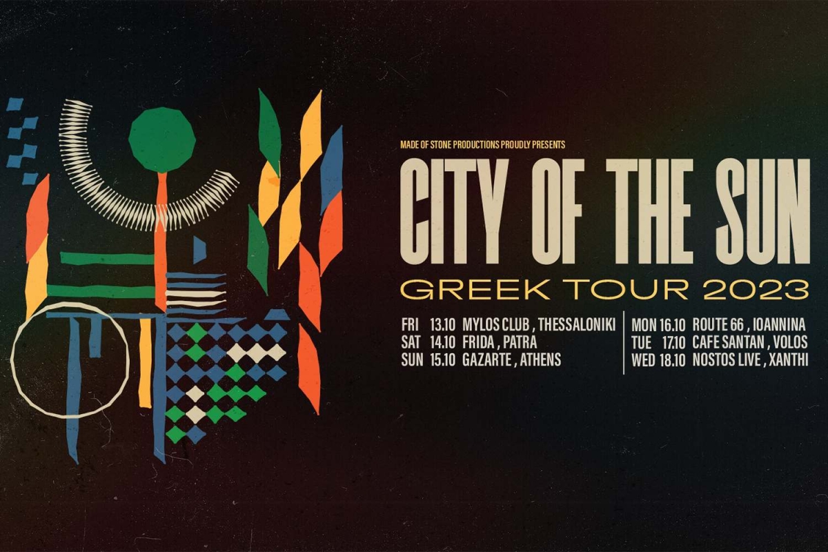 CITY OF THE SUN || Οι αγαπημένοι Νεοϋορκέζοι επιστρέφουν στην Ελλάδα για ένα Mini Tour τον Οκτώβριο