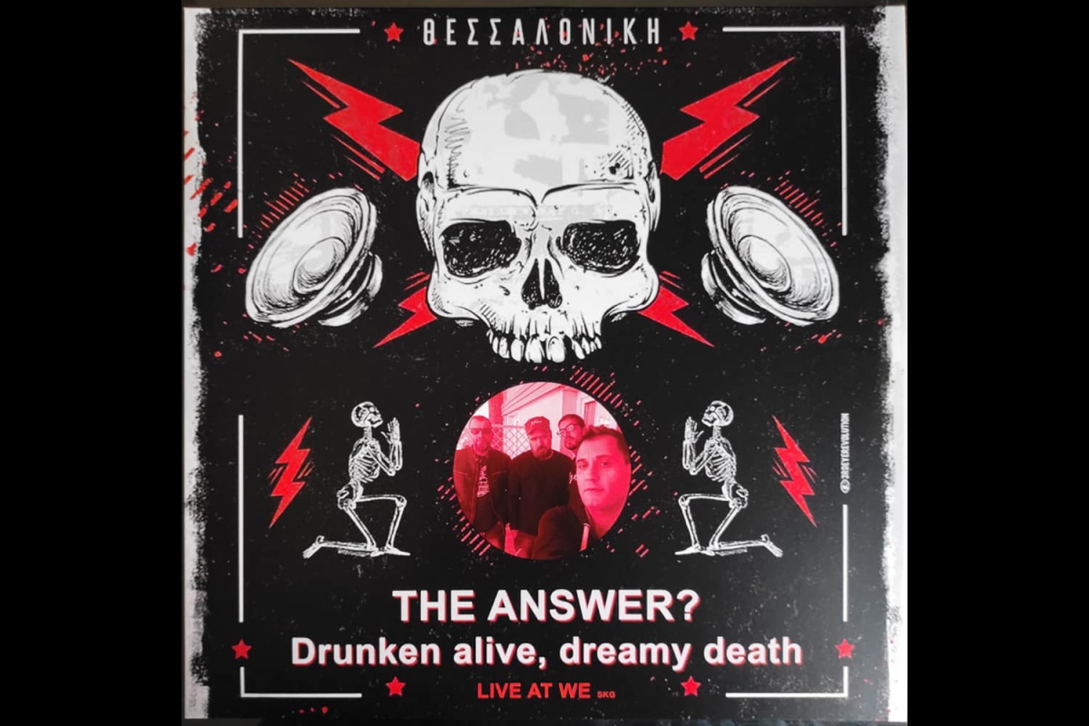 Νέο άλμπουμ από τους The Answer? &quot;Drunken Alive, dreamy death - Live at WE&quot; // Κυκλοφορεί από την B-otherSide Records