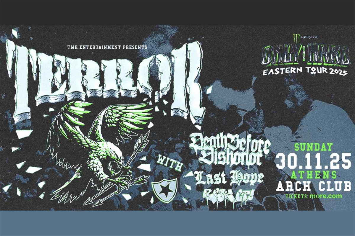 TERROR / DEATH BEFORE DISHONOR / RISK IT / LAST HOPE στο Arch Club την Κυριακή 30/11!