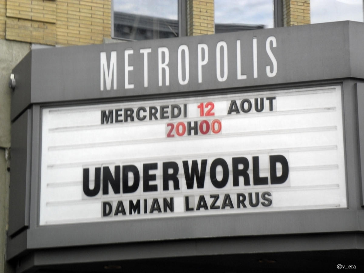 UNDERWORLD live @ Metropolis, Montreal 2009