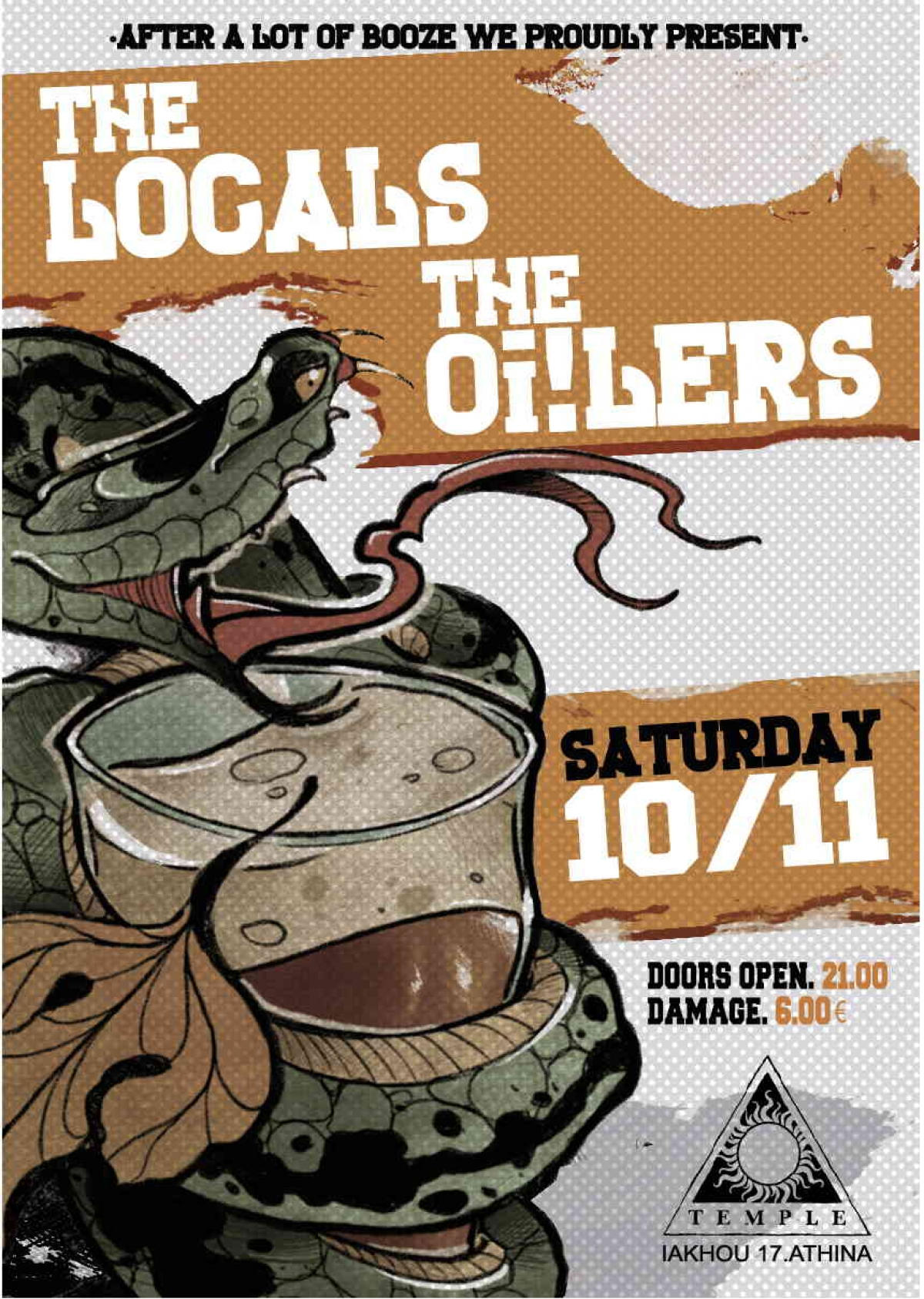 The Locals και The Oi!lers στην απόλυτη oi! punk συναυλία στο Temple, 10/11/2018