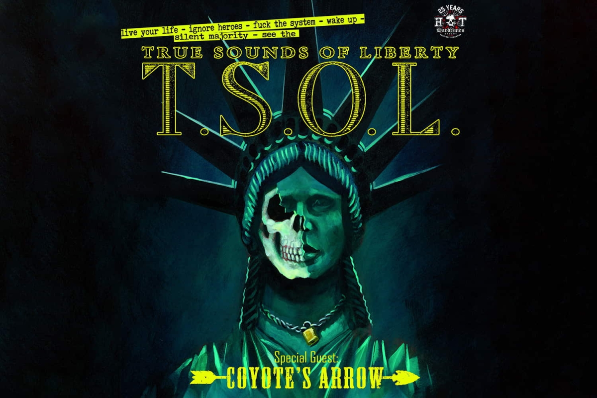 T.S.O.L. (True Sounds of Liberty) - 45 years of Punk Rock Stories!!! | Πέμπτη 27 Ιουλίου στο AΝ CLUB! Την συναυλία ανοίγουν οι COYOTE’S ARROW!